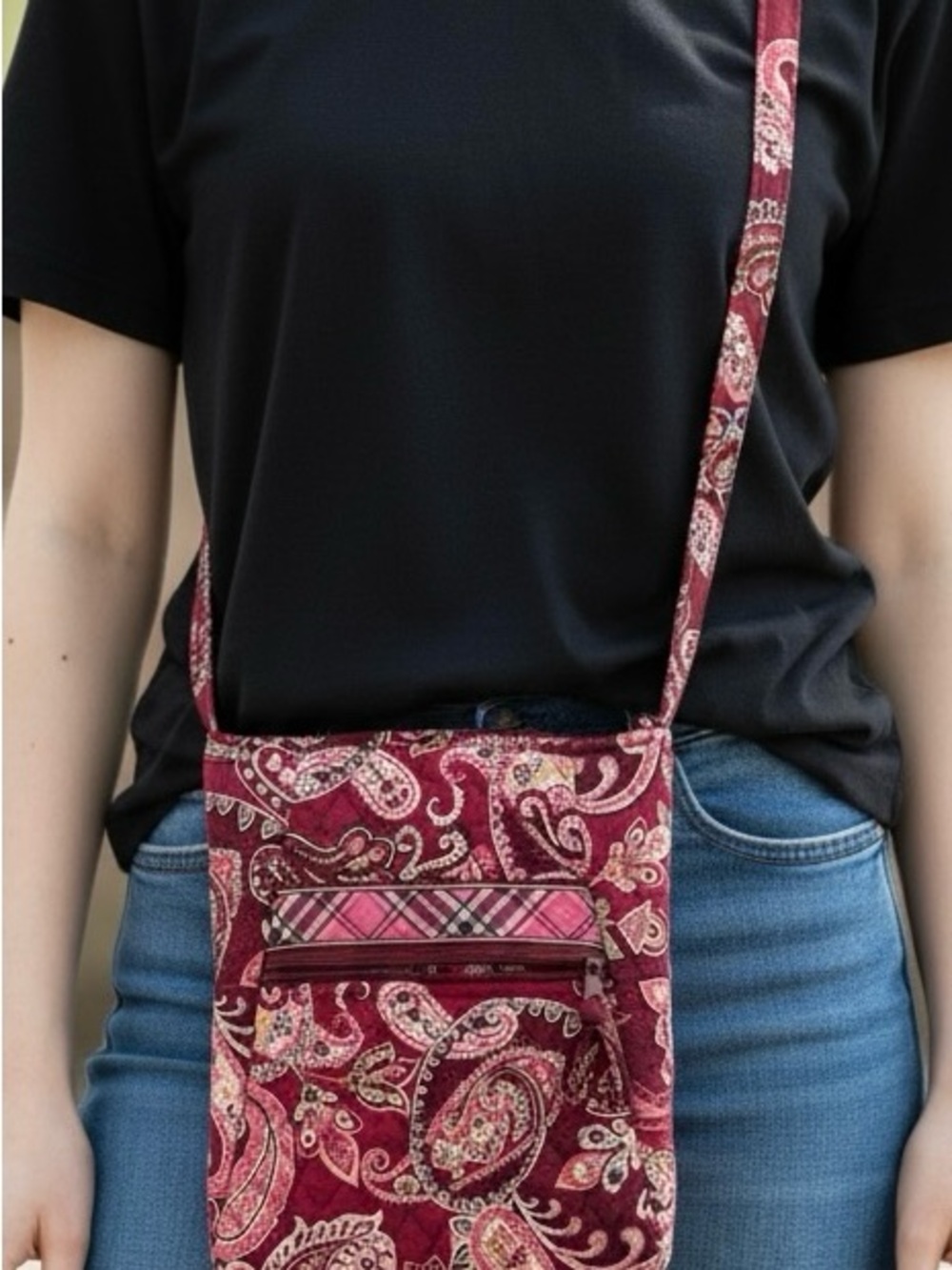 Vera Bradley Piccadilly Plum Rare Crossbody Bag